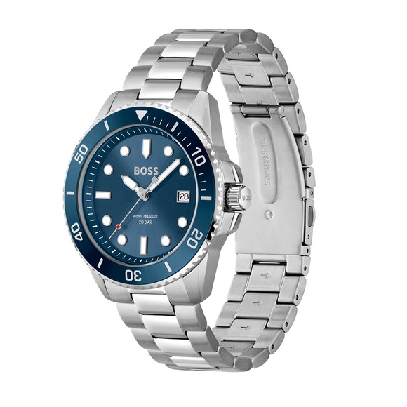 BOSS Mens Grey Ace Watch #2