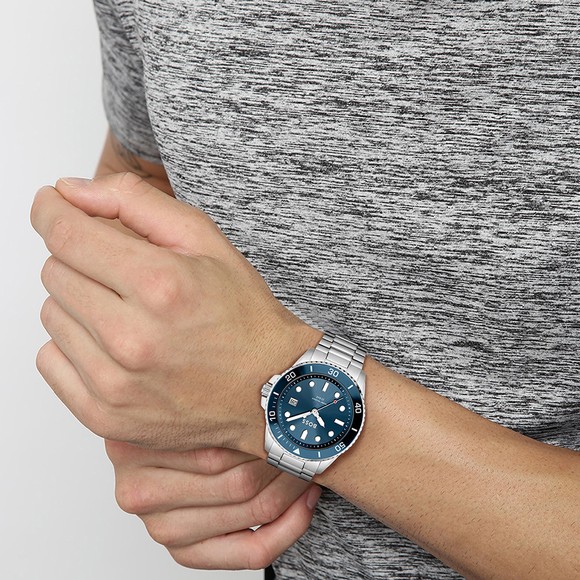 BOSS Mens Grey Ace Watch #4