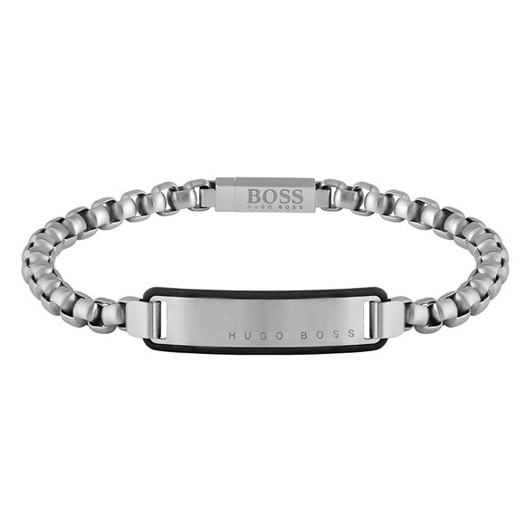 BOSS Mens Grey Icon Bracelet #1