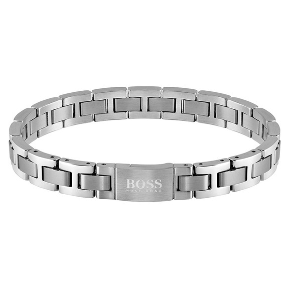 BOSS Mens Grey Essential Link Bracelet main image