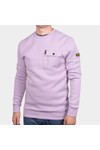 Terrace Cult Mens Purple Pocket Sweatshirt