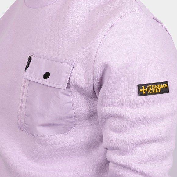 Terrace Cult Mens Purple Pocket Sweatshirt main image