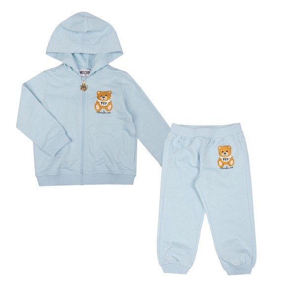 Moschino Boys Blue Toy Bear Full Zip Tracksuit #1