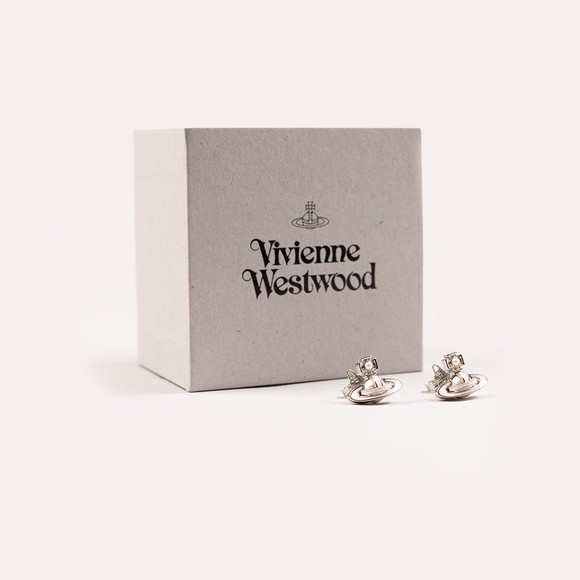 Vivienne Westwood Womens Silver Simonetta Bas Relief Earrings main image