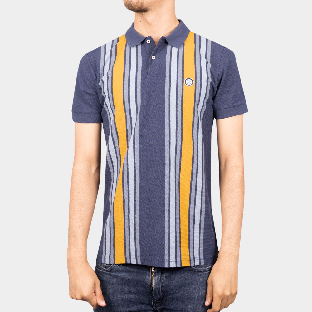 pretty green striped polo shirt