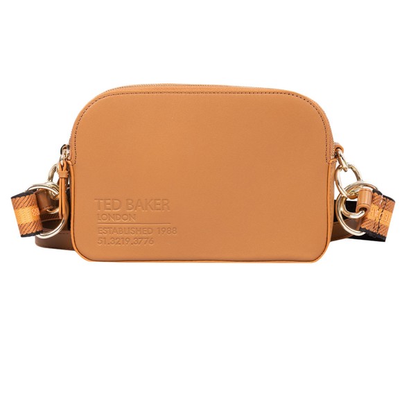 Ted Baker Womens Brown Darcelo Branded Webbing Camera Bag #1