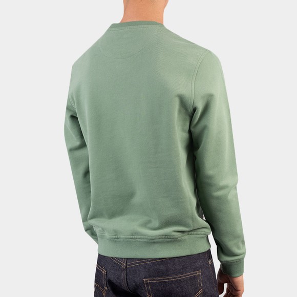 Belstaff Mens Green Chest Logo Sweatshirt #4