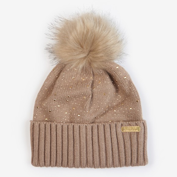 Barbour International Womens Yellow Podium Beanie #1