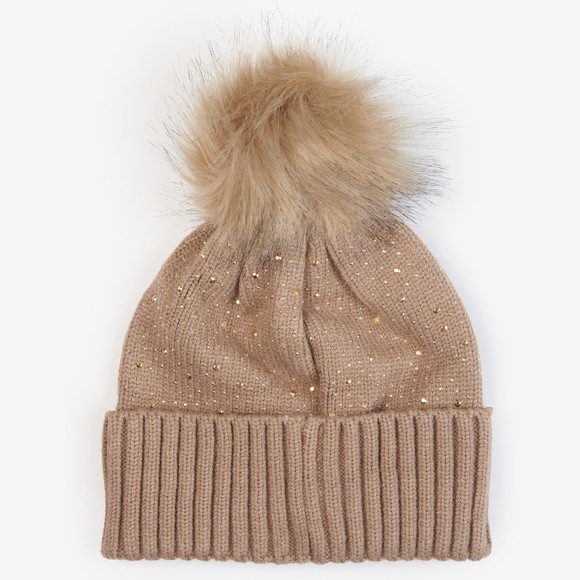 Barbour International Womens Yellow Podium Beanie #2