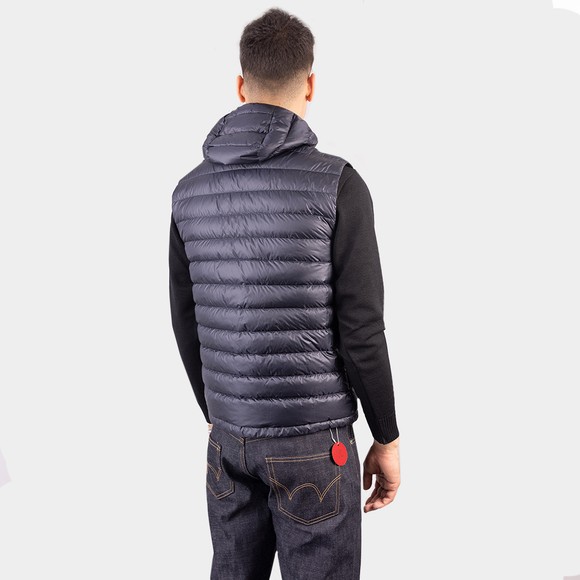 Paul & Shark Mens Blue Light Down Hooded Gilet #4