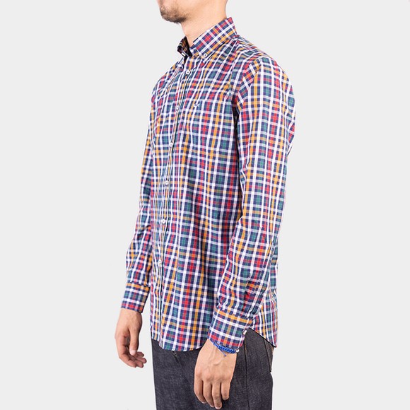 Paul & Shark Mens Red Multi Check Shirt #3