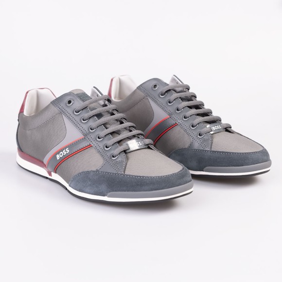 BOSS Mens Grey Saturn Lowp MX A Trainer main image
