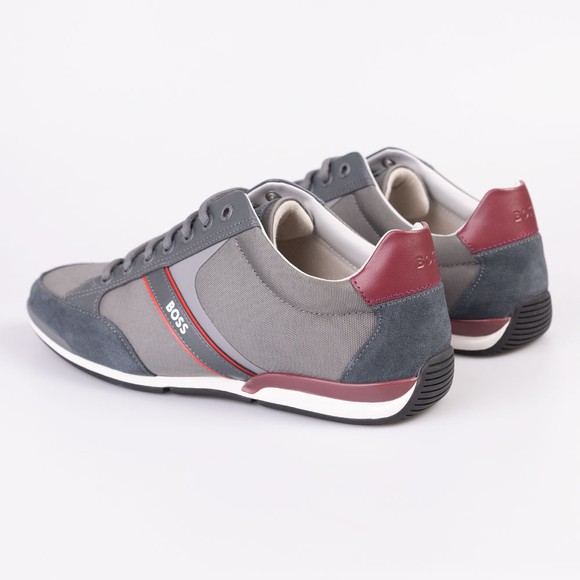 BOSS Mens Grey Saturn Lowp MX A Trainer main image