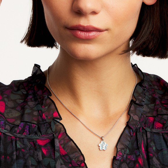 Ted Baker Womens Grey Lilea Magnolia Lillifora Pendant main image