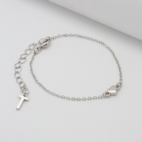 Ted Baker Womens Grey Harsaa Tiny Heart Bracelet #3