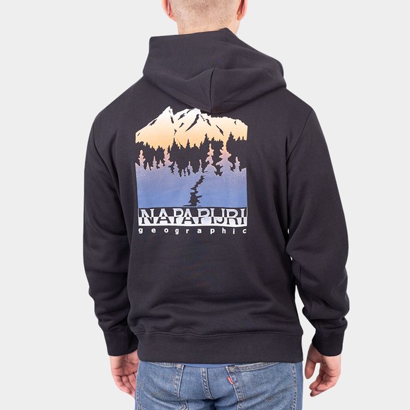 Napapijri Mens Black Freestyle Over The Hoodie main image