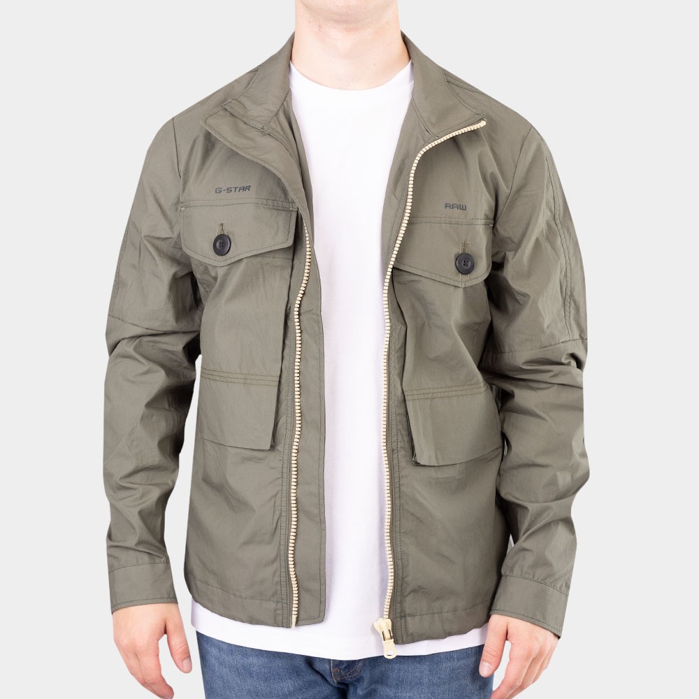 G-Star Long Pocket Track Overshirt | Masdings