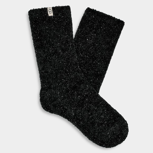 Ugg Womens Black Leda Sparkle 3 Pack Sock main image