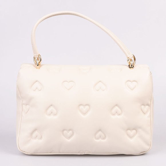 Love Moschino Womens Off-White Heart Embossed Bag #3