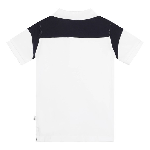 BOSS Boys White J25M27 Polo Shirt #3