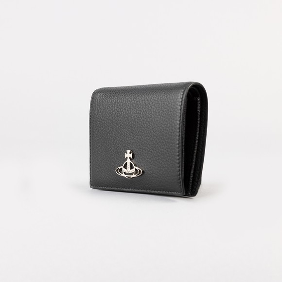 Vivienne Westwood Womens Black Grain Leather Billfold Purse  #2