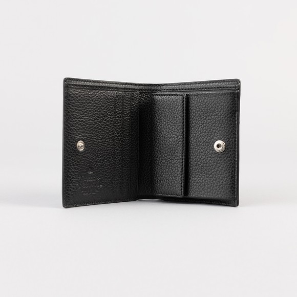 Vivienne Westwood Womens Black Grain Leather Billfold Purse  #3