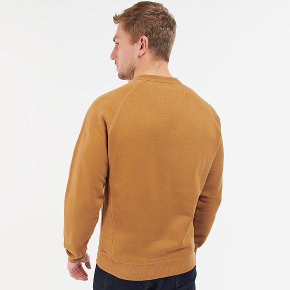 Barbour Int. Steve McQueen Mens Orange Randall Crew Sweatshirt main image