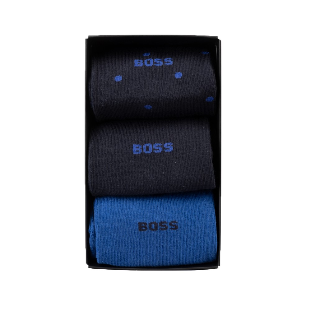 BOSS 3 Pack Sock Box Set Oxygen Clothing