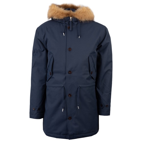 Pretty Green Mens Blue Fairford Parka main image