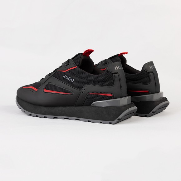 HUGO Mens Black Cubite Runner Trainer #3