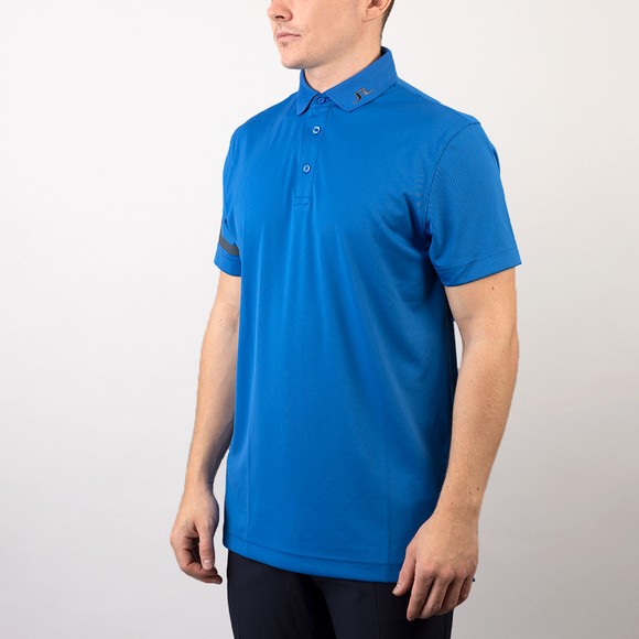 J.Lindeberg Mens Blue Heath Regular Polo Shirt #2