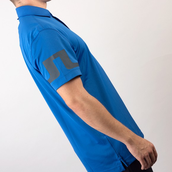 J.Lindeberg Mens Blue Heath Regular Polo Shirt #4