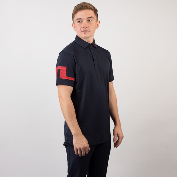 J.Lindeberg Mens Blue Heath Regular Polo Shirt #2