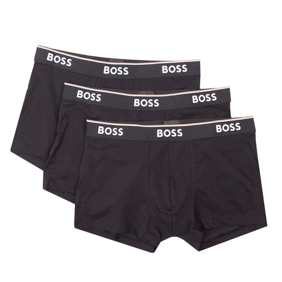 BOSS Mens Black Power 3 Pack Boxers #1