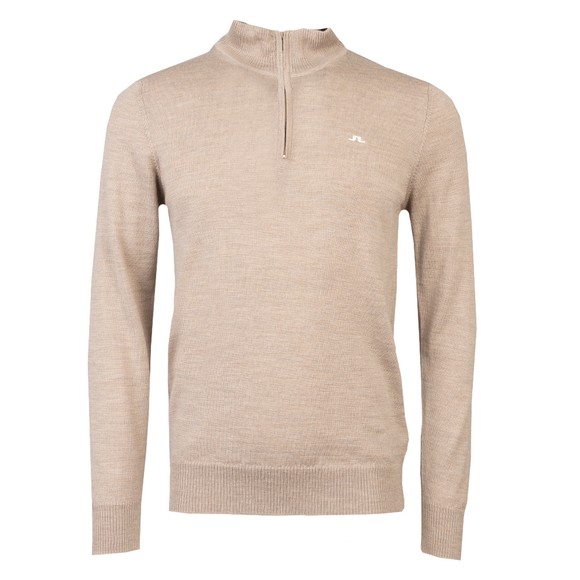 J.Lindeberg Kian Zipped Golf Jumper Oxygen Clothing