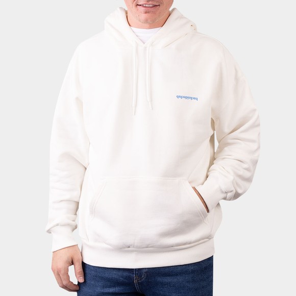 Backside Club Mens White How 505 Locals Overhead Hoody main image