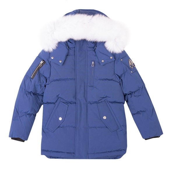 Moose Knuckles Boys Blue Unisex 3Q Puffer Jacket main image