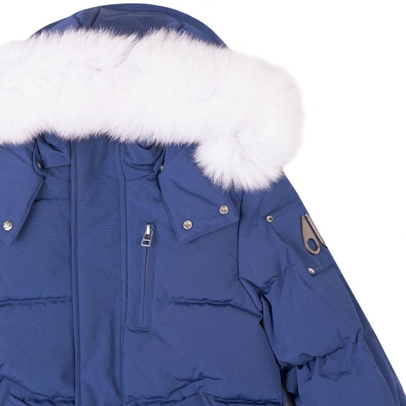 Moose Knuckles Boys Blue Unisex 3Q Puffer Jacket main image