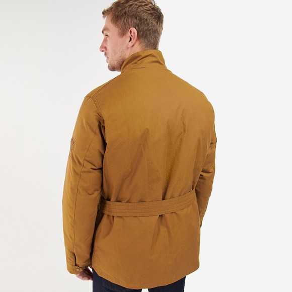 Barbour International Mens Brown Winter A7 Grid Casual Jacket #4