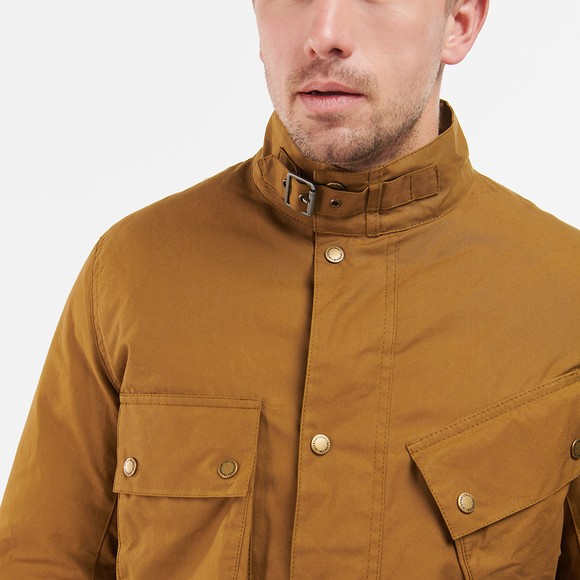 Barbour International Mens Brown Winter A7 Grid Casual Jacket #5