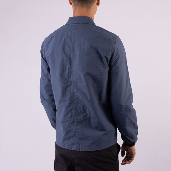Marshall Artist Mens Blue Cotton Overshirt main image