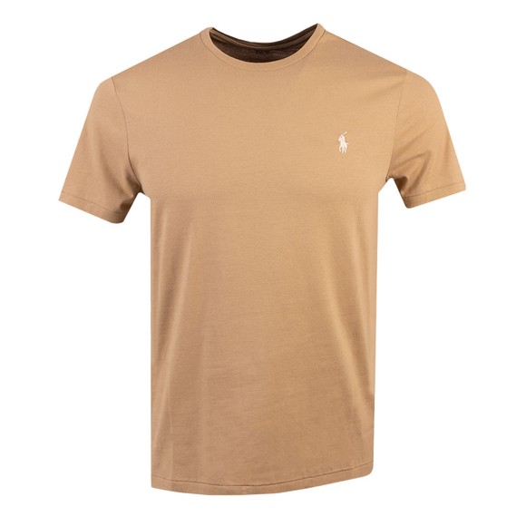 Polo Ralph Lauren Mens Beige Custom Slim Fit T-Shirt main image