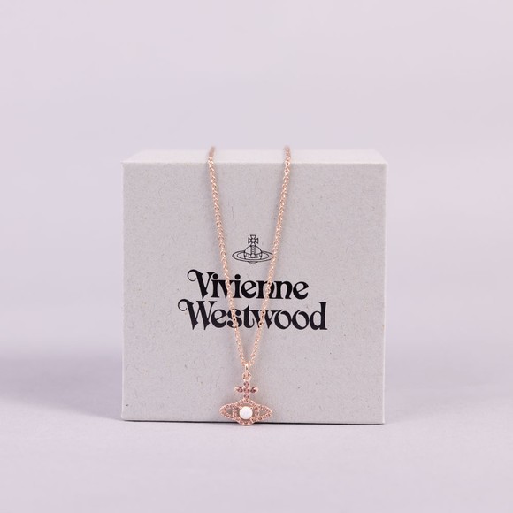 Vivienne Westwood Womens Pink Olympia Pendant Necklace main image