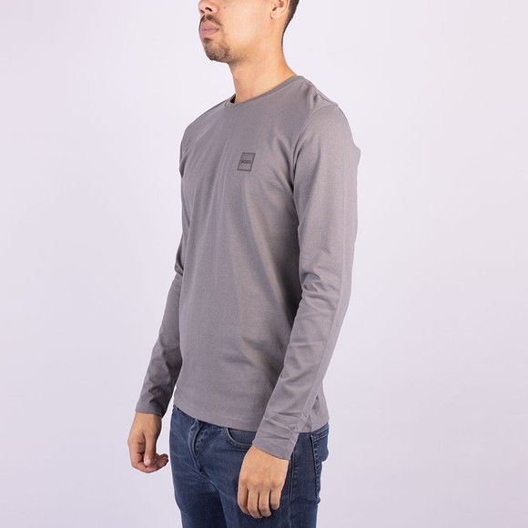 BOSS Mens Grey Tacks Long Sleeve T-Shirt #3
