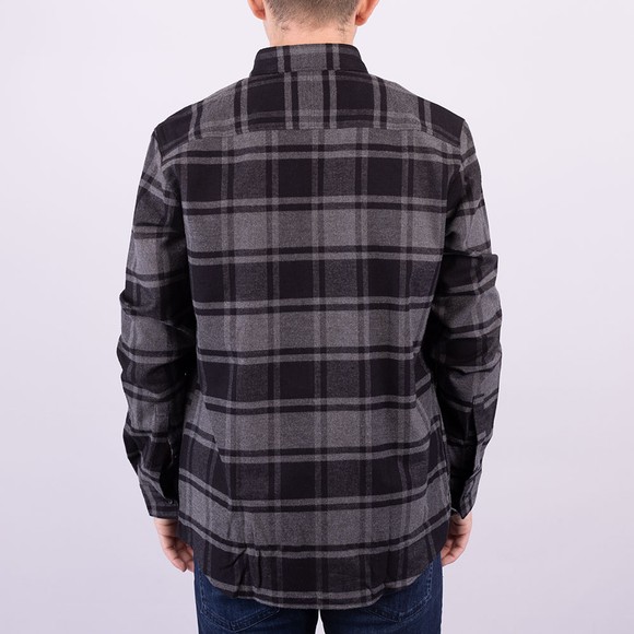 HUGO Mens Black Ermann Check Shirt #4