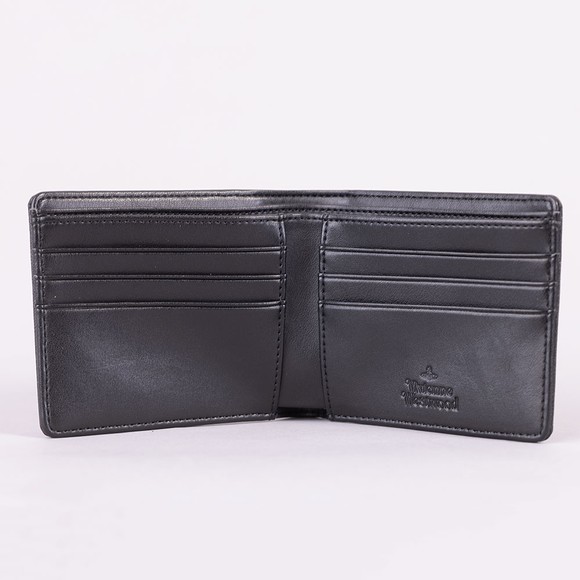 Vivienne Westwood Mens Black Saffiano Biogreen Wallet main image