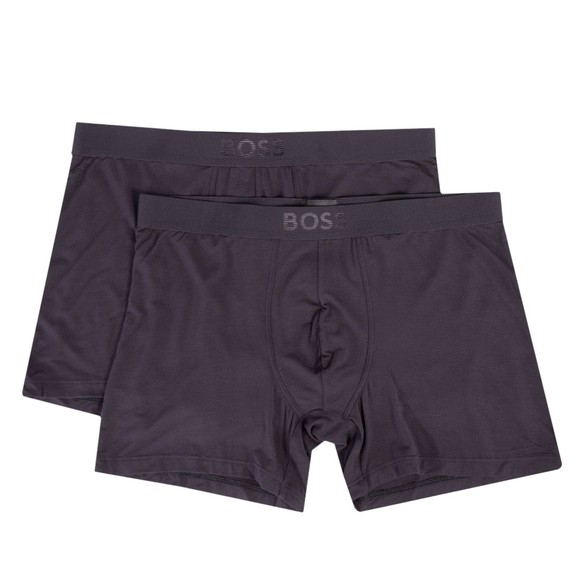 BOSS Mens Black Ultra Soft 2 Pack Boxers main image