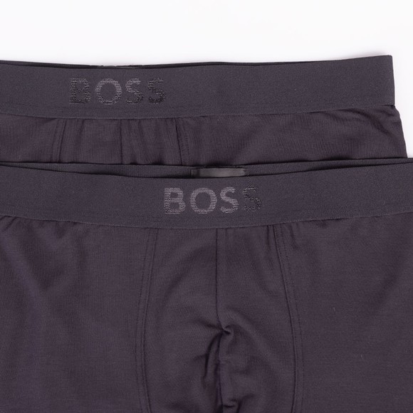 BOSS Mens Black Ultra Soft 2 Pack Boxers main image