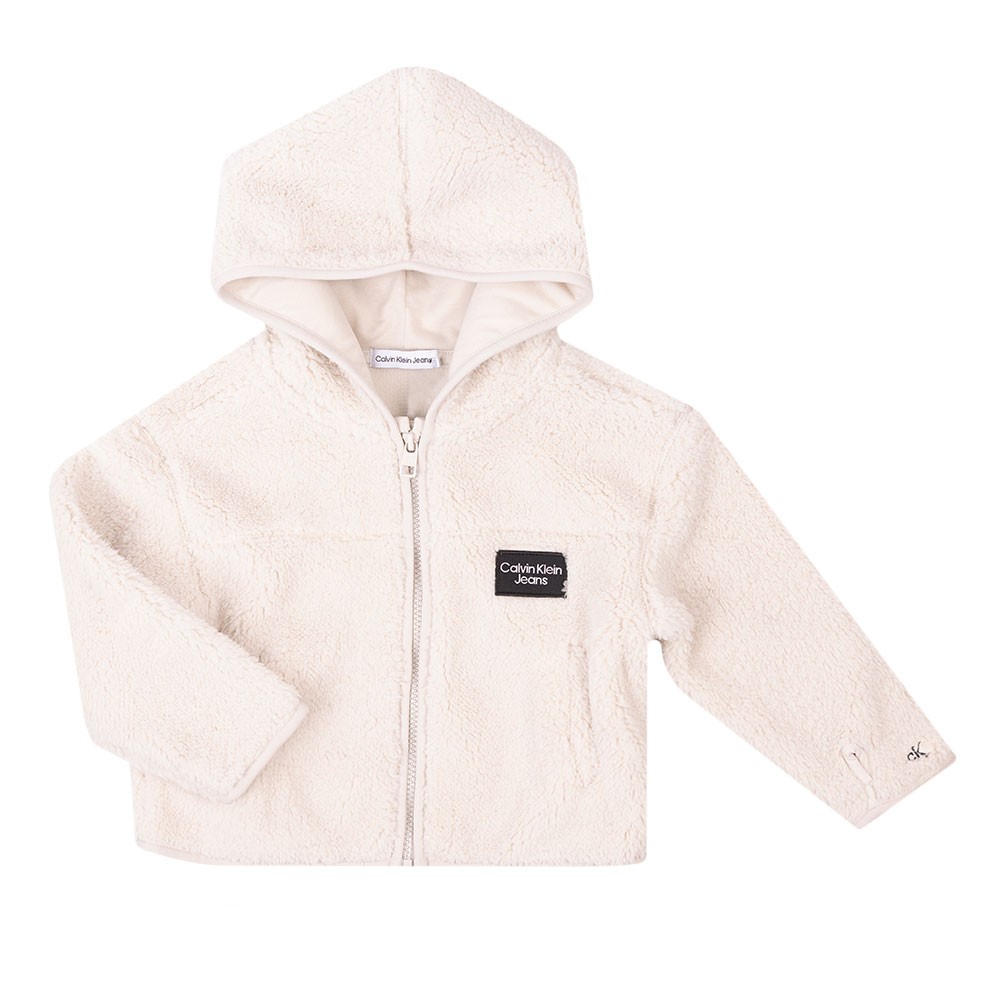 Teddy Stack Logo Zip Fleece