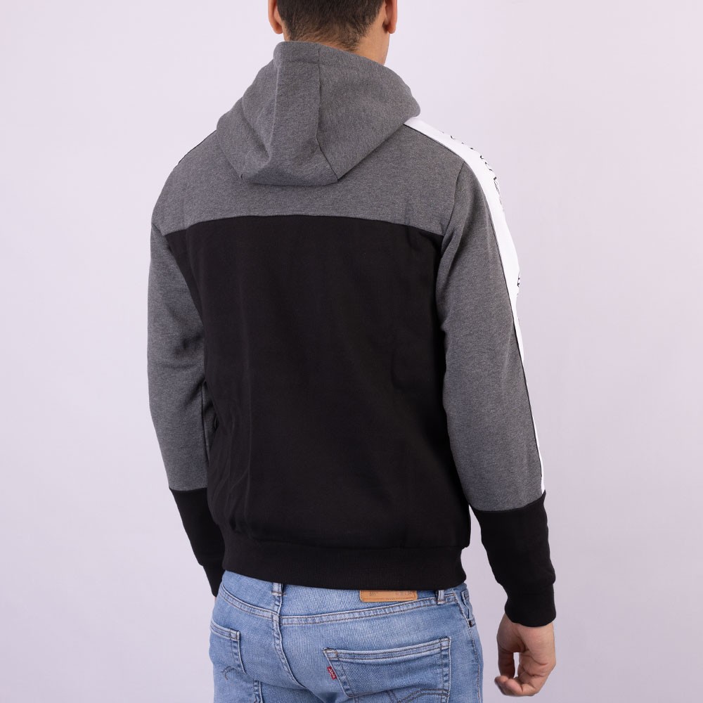 EA7 Emporio Armani Colour Block Half Zip Hoodie | Masdings